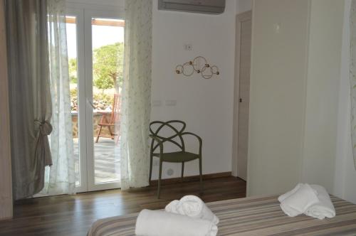 Ένα ή περισσότερα κρεβάτια σε δωμάτιο στο Agriturismo Pagliuzzo