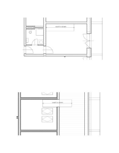 a floor plan of a house at ENJOYHARRACHOV - Atraktivní klidný klimatizovaný apartmán 20 v centru Harrachova s parkováním, Wifi-WLAN, SAT, herní konzolí, Ipad, Netflix zdarma, možností dobíjení auta, výhledem do zahrady a na romantický kostelík in Harrachov