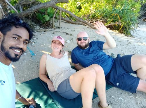 Clientes alojados en Nature Beach Huts