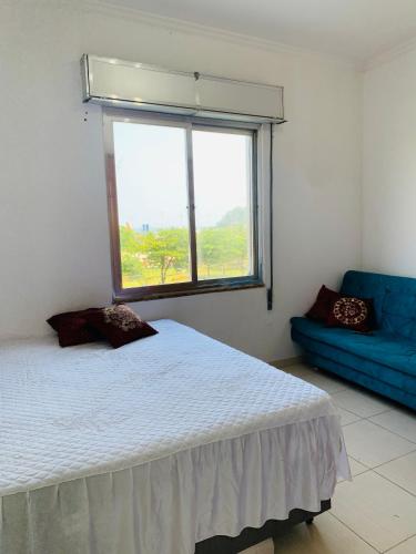 Apartamento frente ao mar em Santos com garagem