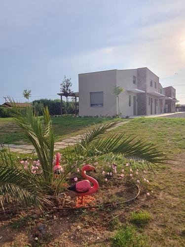 Flamingo View Suites & Villasにある庭