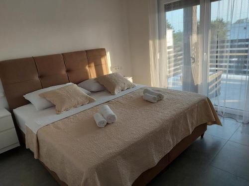 Katil atau katil-katil dalam bilik di Vila Ela Zadar