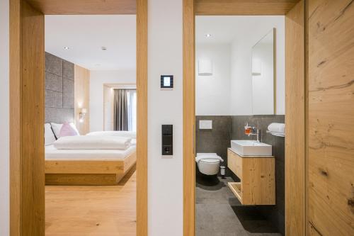 Kúpeľňa v ubytovaní Chalets Dolomit Royal