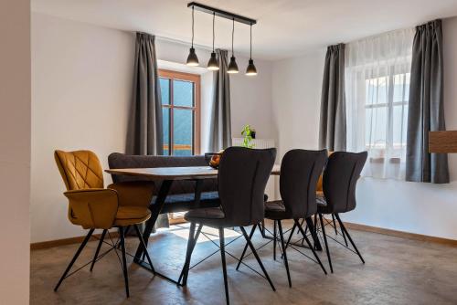 Ruang duduk di Sparberhof Apt Floriani