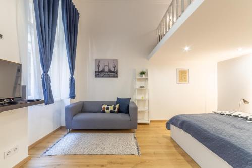 Posteľ alebo postele v izbe v ubytovaní Lovely 1 bedroom flat with central location