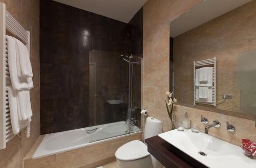 Ванная комната в Hotel Puerta Gamboa