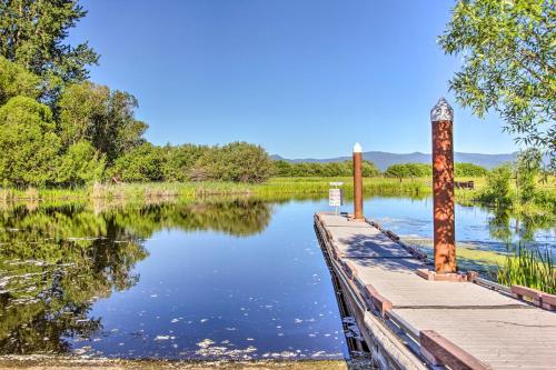 a bridge over a body of water at Cozy Chiloquin Retreat Less Than 30 Mi to Crater Lake! in Chiloquin