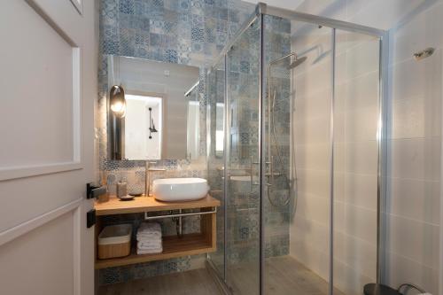 Salle de bains dans l'établissement Camara Luxury Apartments (Standard Apartment)