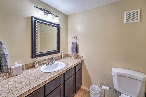 A bathroom at Lovely Twin Falls Home with Private Hot Tub!