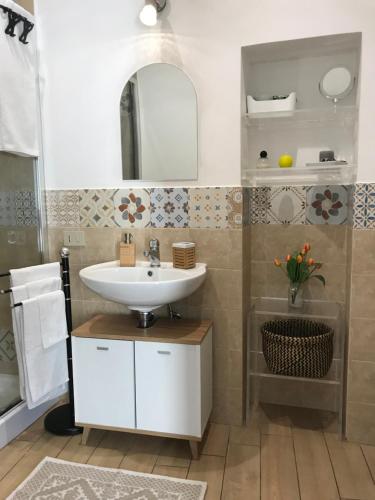 Kúpeľňa v ubytovaní Casa Normanna