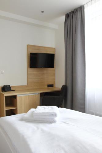 TV a/nebo společenská místnost v ubytování Typton hotel&spa