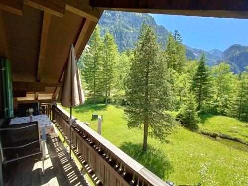 Balcon ou terrasse dans l'établissement Chalet Filfalle