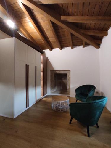 Χώρος καθιστικού στο Casa Lagarto, (Ribeira Sacra), Taboada