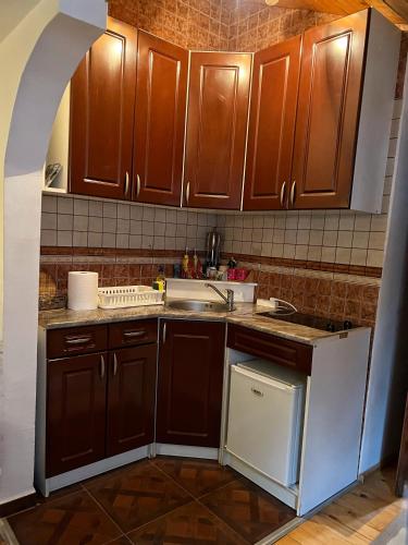 Una cocina o cocineta en Apartmani Vila Vjerra