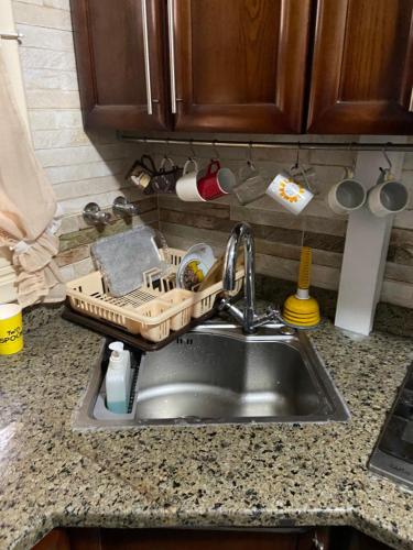 Kjøkken eller kjøkkenkrok på nora's apartment