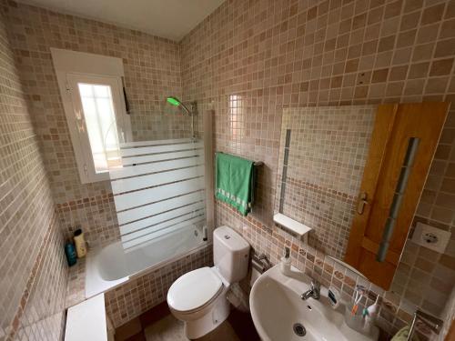 Koupelna v ubytování Relajante Casa Rural