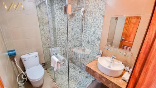 Phòng tắm tại VNAHOMES Serviced Apartment