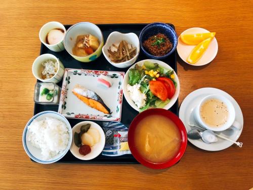 富士山中湖森普萊斯酒店供旅客選擇的早餐選項