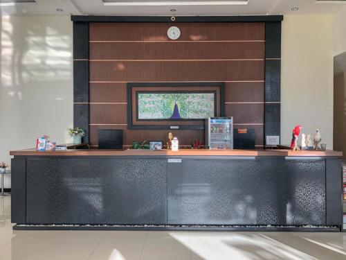 Ο χώρος του λόμπι ή της ρεσεψιόν στο Hotel D'Mario Palopo