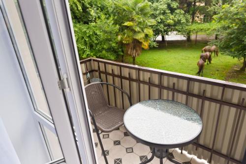 Taman di luar Семейные апартаменты в Агудзере
