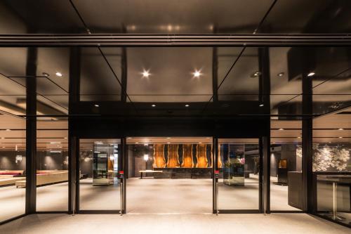 a view of the entrance to a building at Via Inn Prime Kyotoeki Hachijoguchi in Kyoto