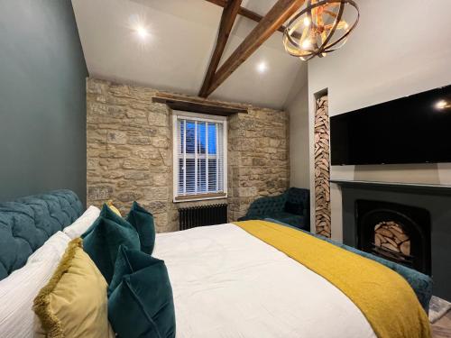 Postel nebo postele na pokoji v ubytování Mulberry House - Morpeth Town Centre - Hot Tub