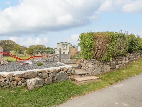 Zahrada ubytování Ty Newydd Caravan