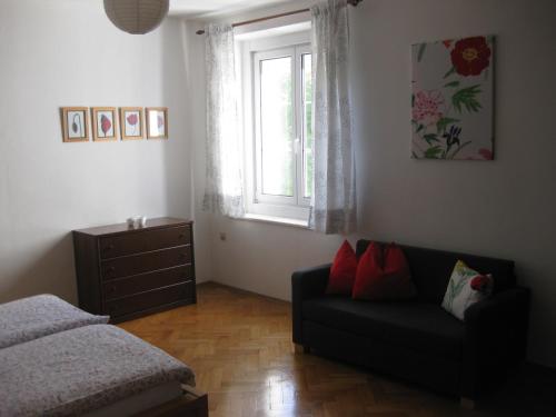 Гостиная зона в Appartement St. Leonhard