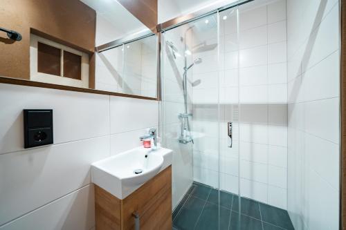 Ένα μπάνιο στο Fewo Janks I 11A-Remise I Alte Schmiede -Tinyhouse