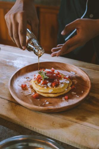 Jídlo v bed and breakfast nebo okolí