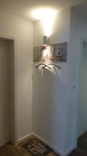 Η κουζίνα ή μικρή κουζίνα στο Ferienwohnung Heidestern