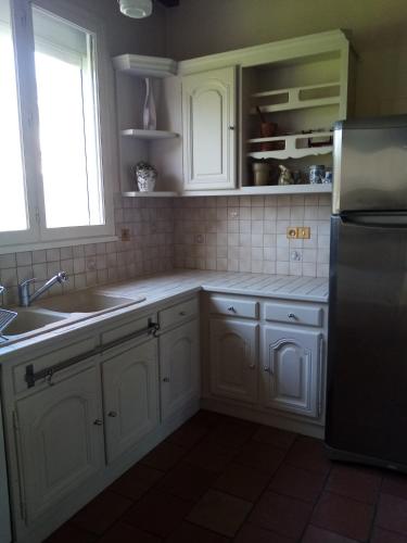 Dapur atau dapur kecil di Grand Gîte du Coudray