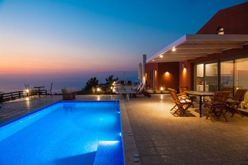 Avraam Villas with private heated pools