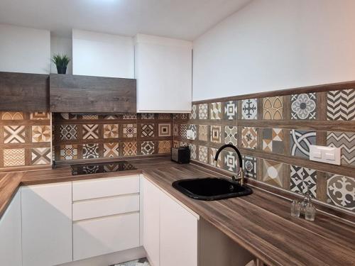 Dapur atau dapur kecil di Selena Beach