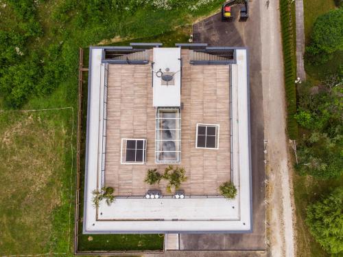an overhead view of a house with at Merlrose Apartments in Sankt Kanzian
