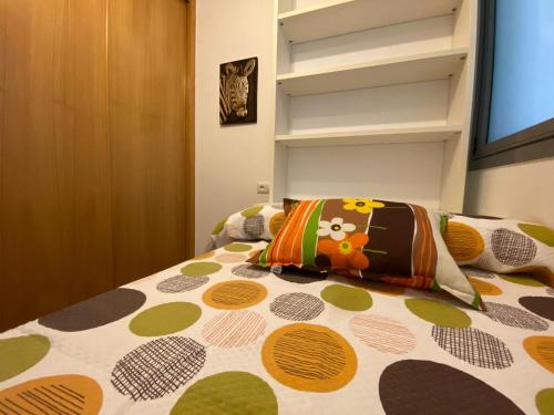 Ένα ή περισσότερα κρεβάτια σε δωμάτιο στο Apartamento playa de Bueu