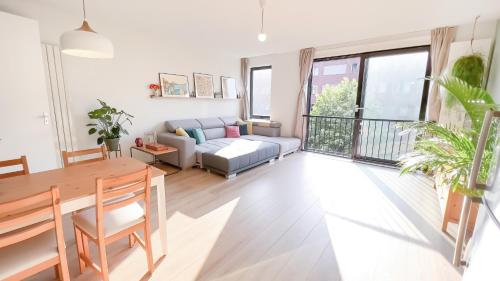 Posezení v ubytování Beautiful & Bright Apartment in Amsterdam