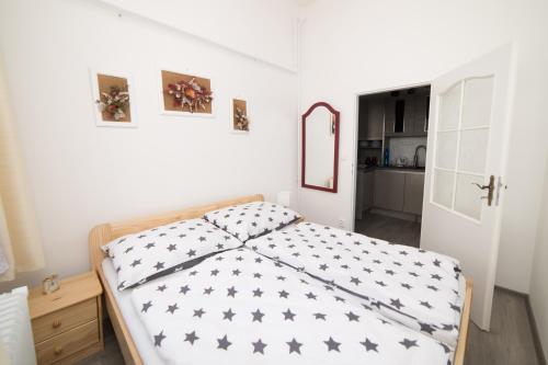 Postel nebo postele na pokoji v ubytování Apartmán Gabrielova