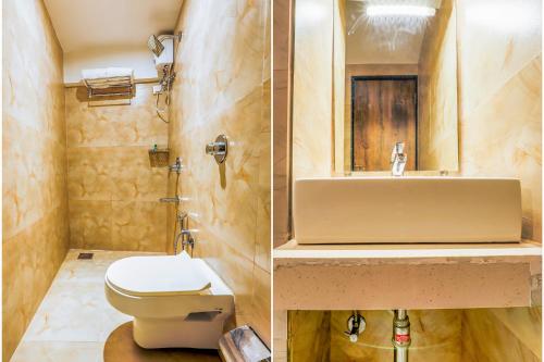 Ένα μπάνιο στο Hotel Byaris International By Bizzgrow Hotels