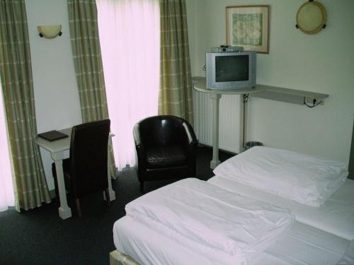 TV a/nebo společenská místnost v ubytování Hotel Malcot