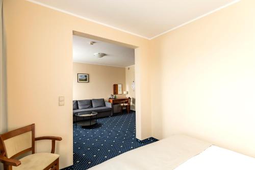 Χώρος καθιστικού στο Hotel Almarco