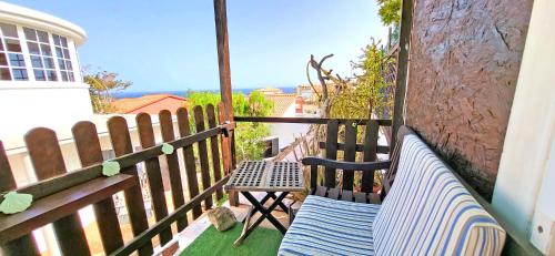 Balkón nebo terasa v ubytování CASA LA ISLA - Tarajalejo - GlasfaserInternet - Garten
