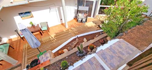 Balkón nebo terasa v ubytování CASA LA ISLA - Tarajalejo - GlasfaserInternet - Garten