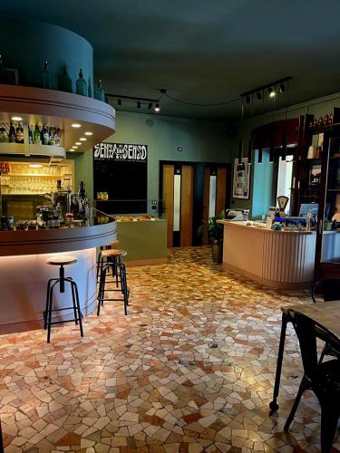 Restaurace v ubytování Sensole locanda contemporanea
