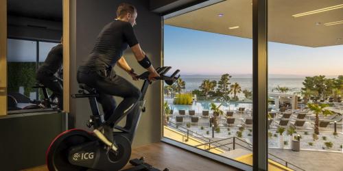 Fitness centrum a/nebo fitness zařízení v ubytování Aminess Laurel Khalani Hotel