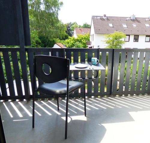 Balkón nebo terasa v ubytování Gästezimmer im Hamburger Norden - nahe EuroFH und ILS