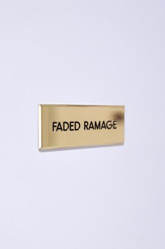 a sign that reads fabled ranger on a white wall at Household Settembrini in Milan
