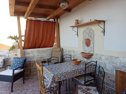 A seating area at Torre Vallelunga