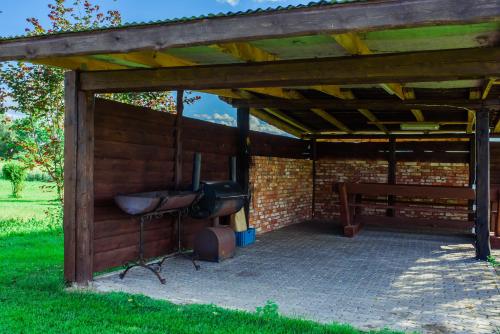 Equipo para parrilladas disponible en la casa vacacional