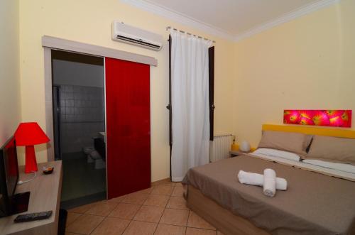 Ένα ή περισσότερα κρεβάτια σε δωμάτιο στο B&B Da Rì